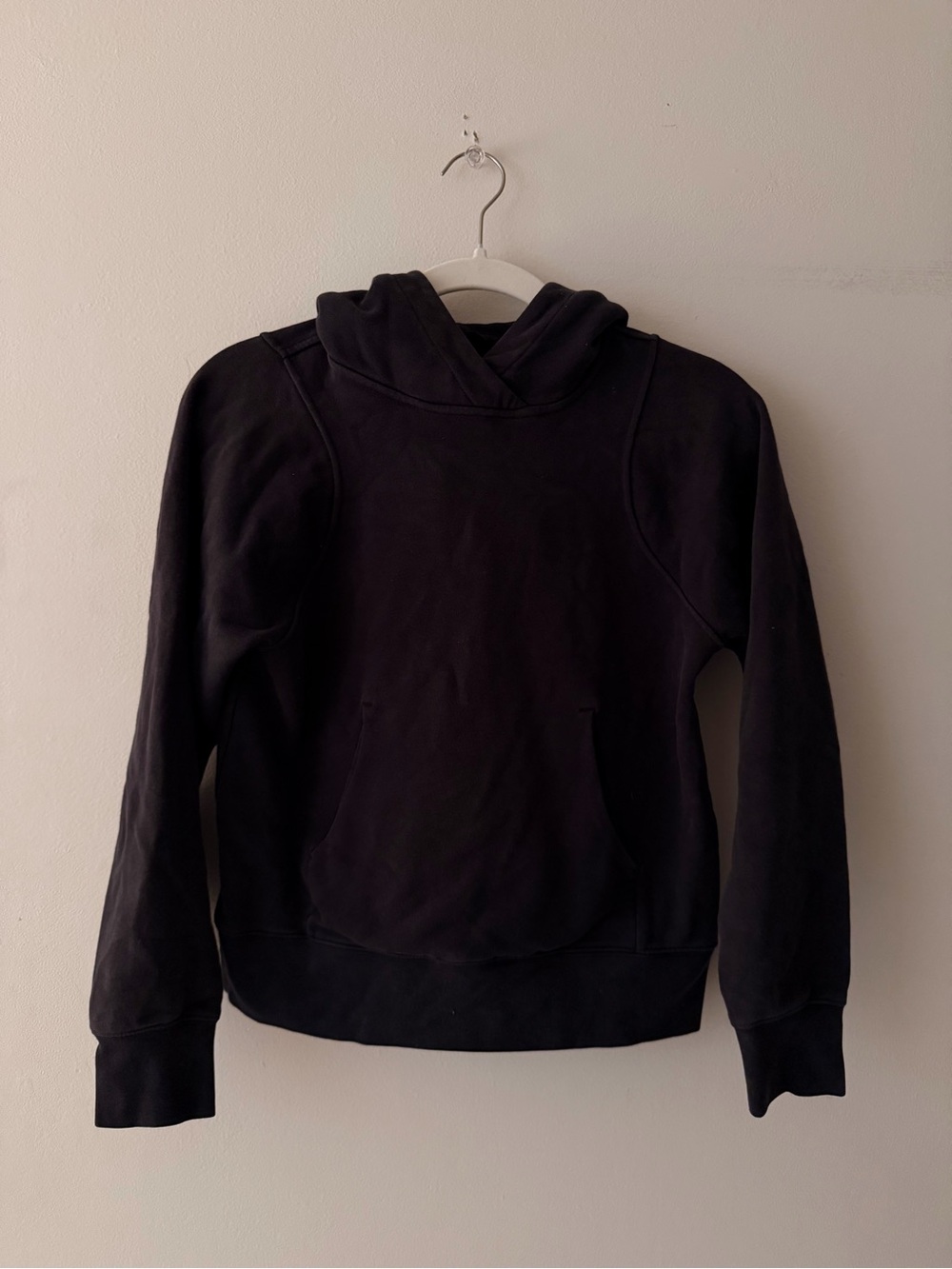 Lululemon Loungeful Hoodie Women's 2 Black Pullover Sweatshirt W3FCDS Athletic